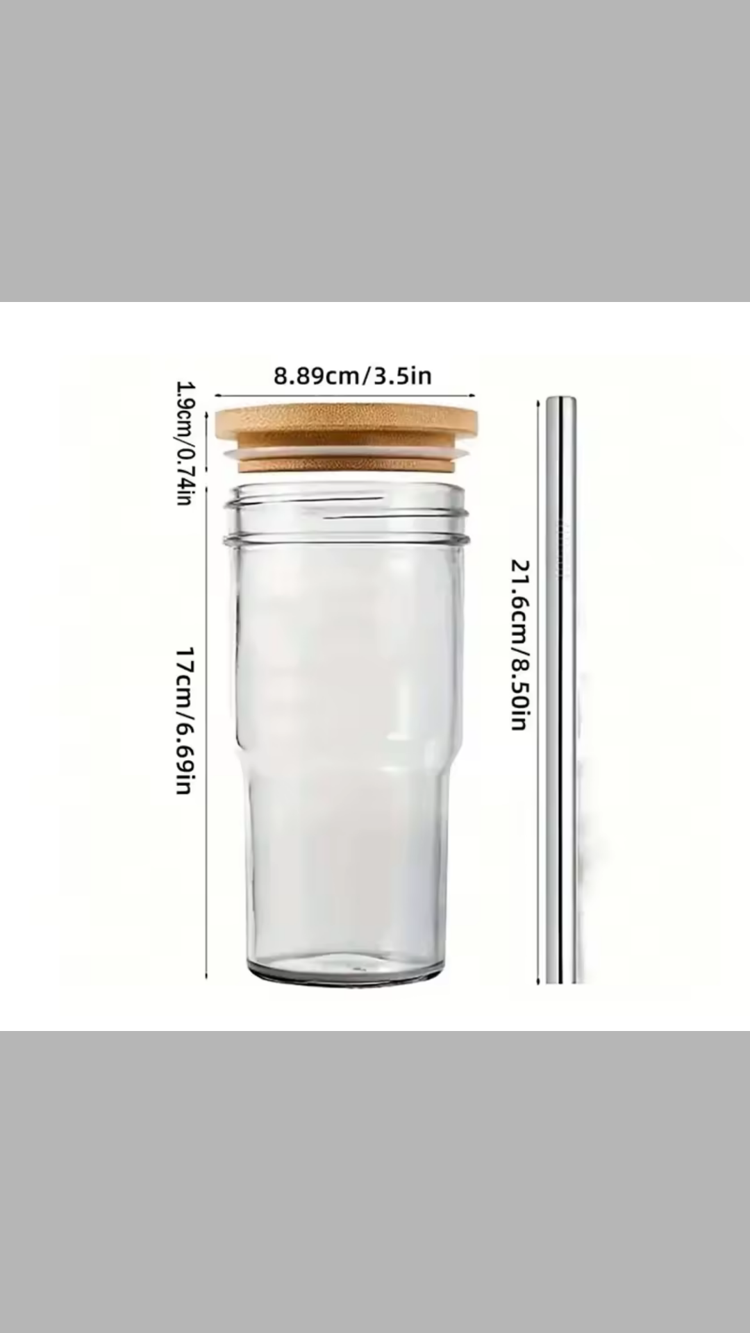 Bubbletea Glas