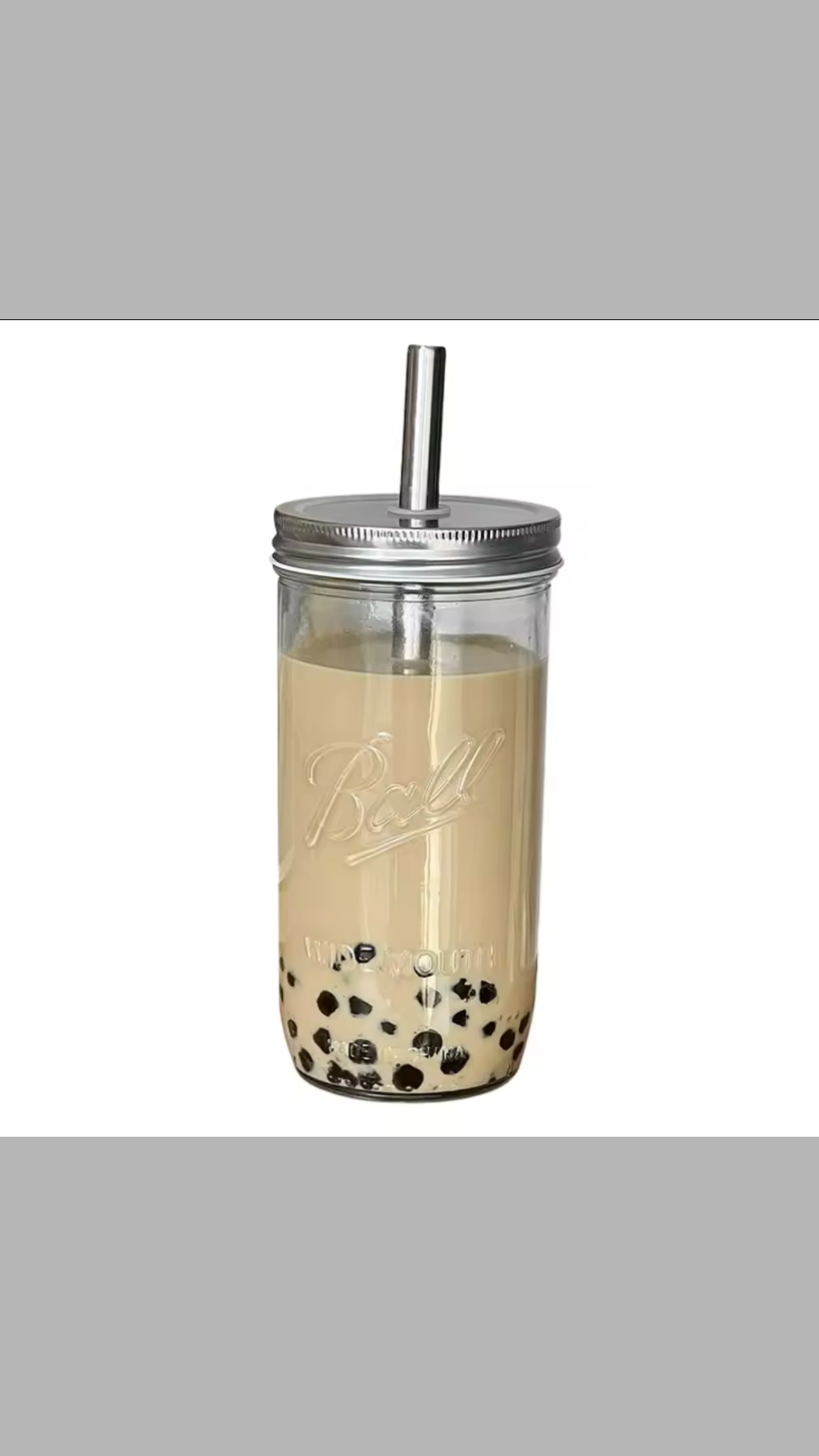 Bubbletea Glas