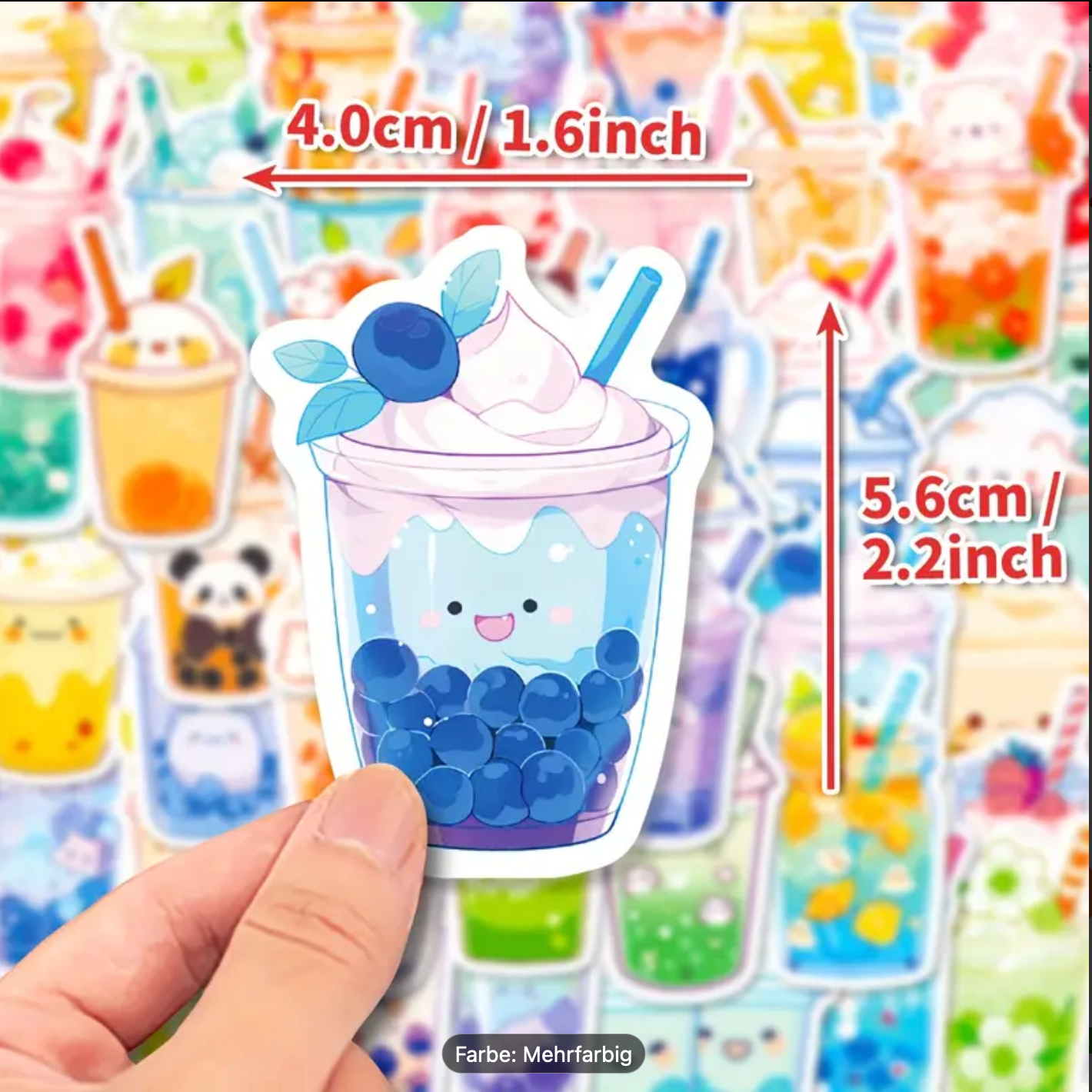 Bubbletea Sticker Set