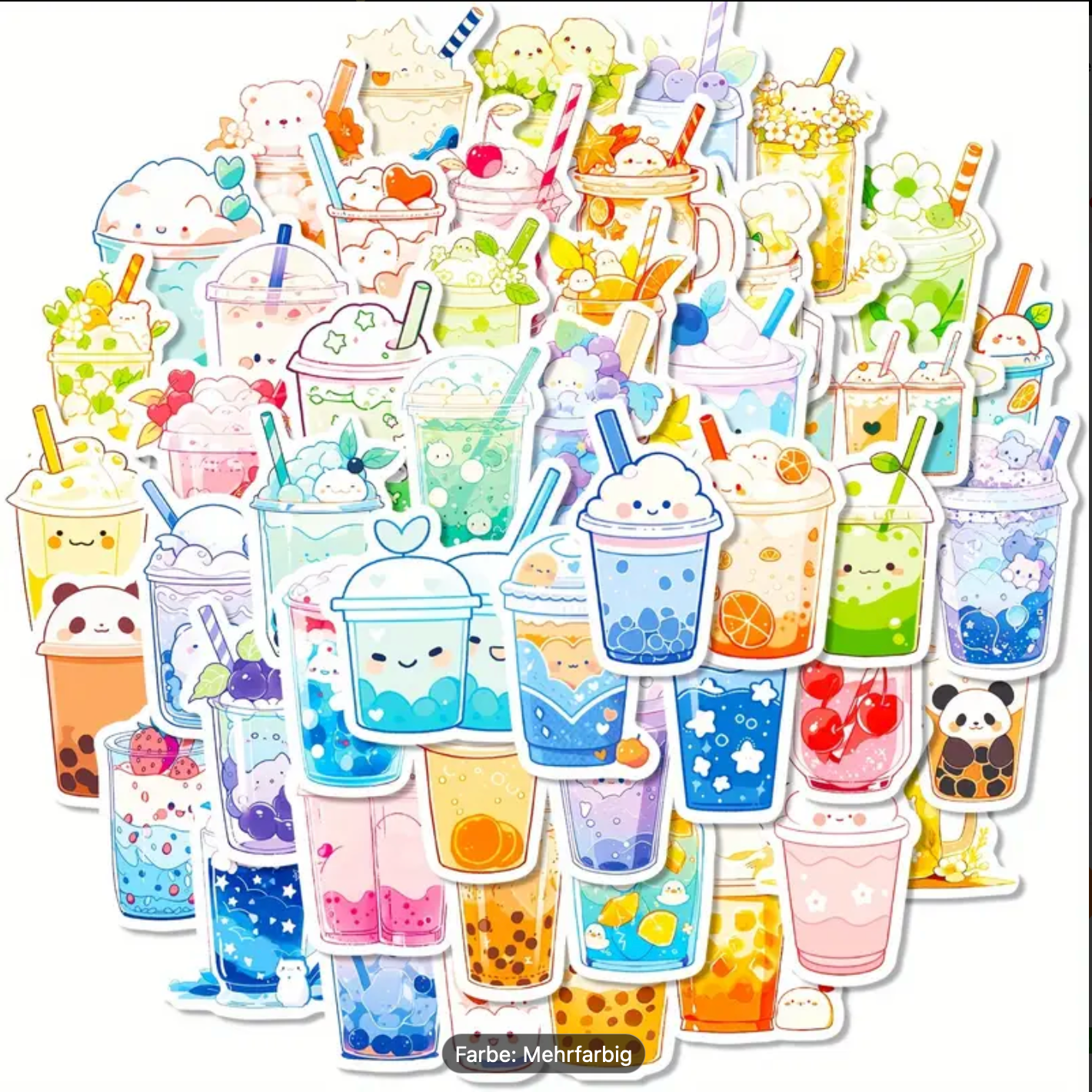 Bubbletea Sticker Set